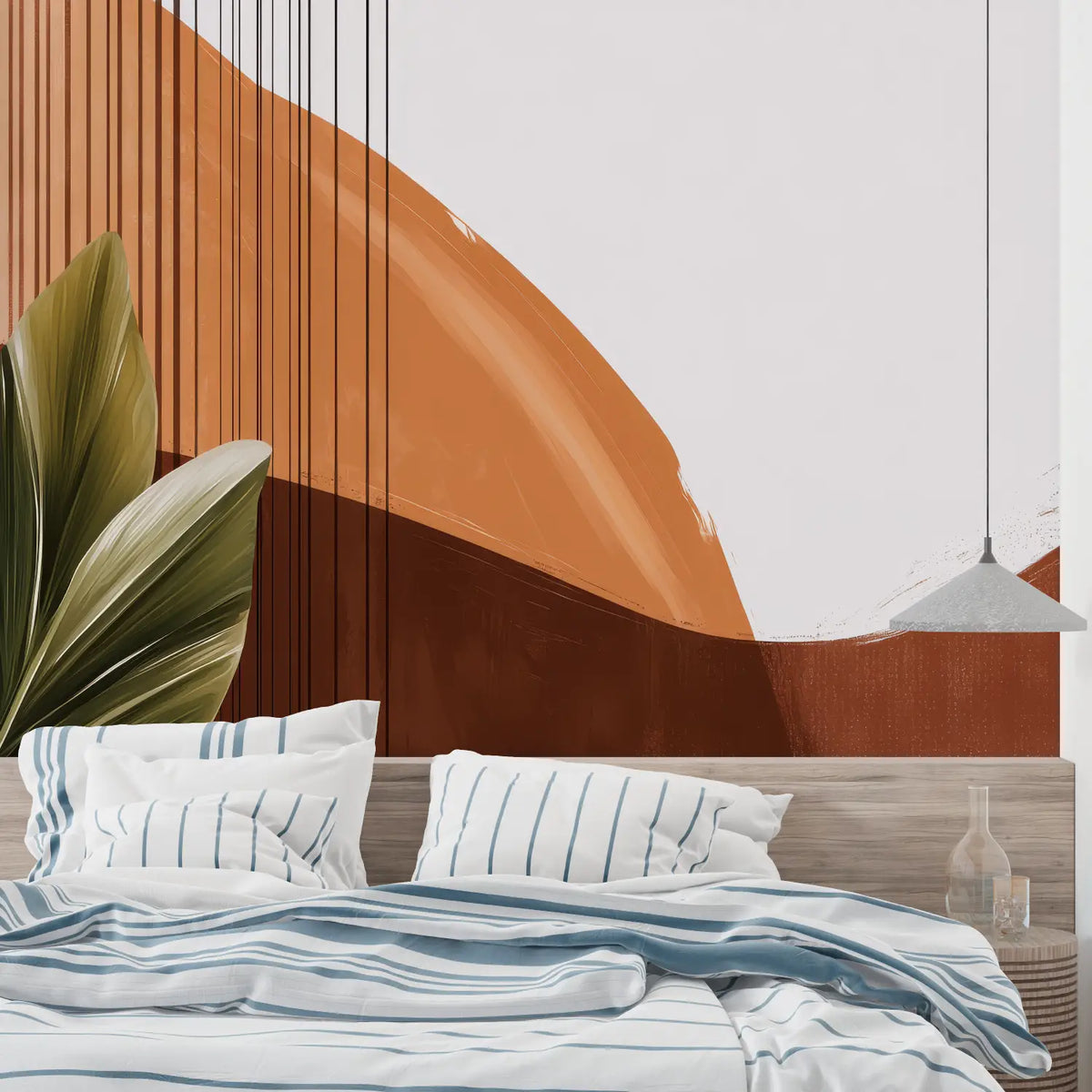 Papier peint marron