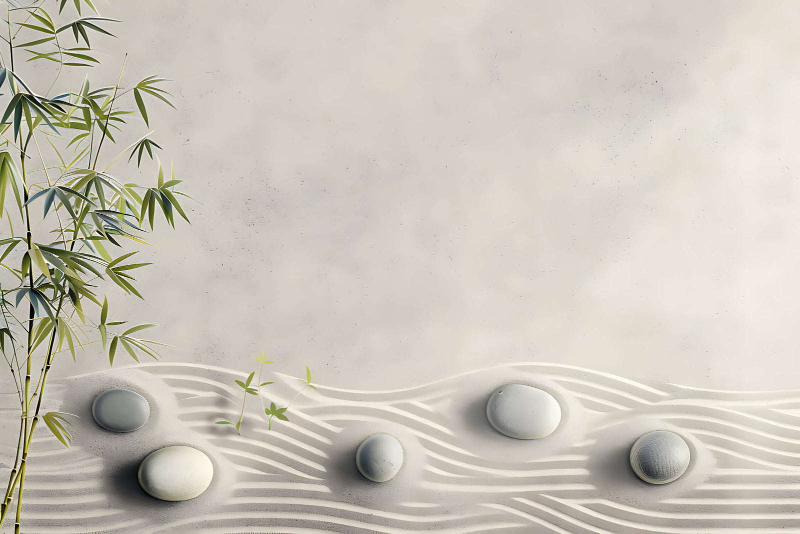 Japanese Wallpaper - Zen Garden and Pebbles