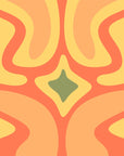 Papier Peint Abstrait - Formes Colorées