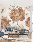 Art Deco Wallpaper - Autumn Cherry Blossoms