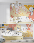 Papier Peint Enfant - Goûter des Animaux