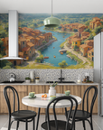 Landscape Wallpaper - Italian Lakeside Village Panorama
