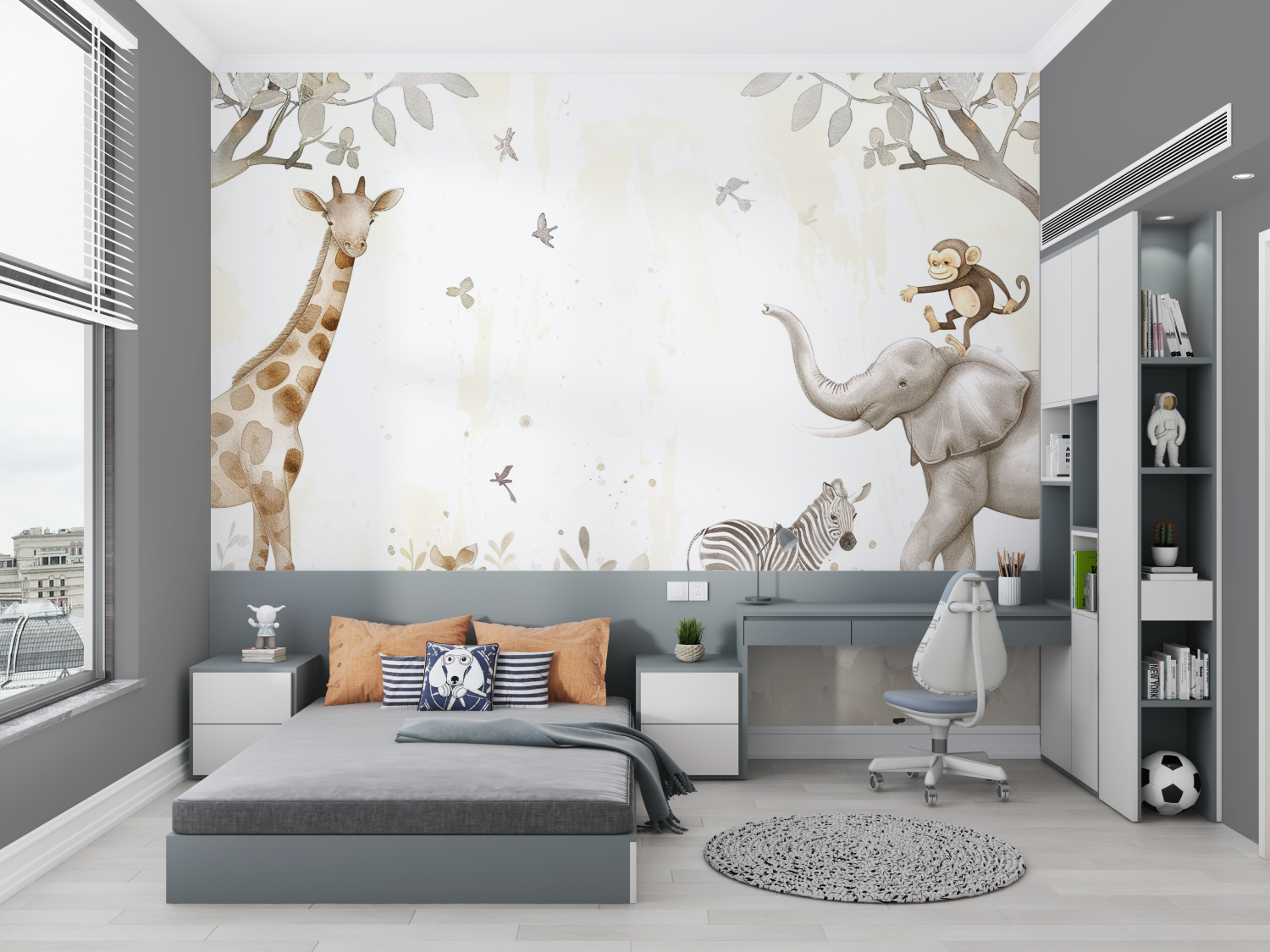 Trendy Wallpaper for Children