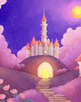 Papier Peint Enfant - Château De Princesse Enchanté