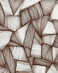 Papier Peint Bois - Motifs Géométriques