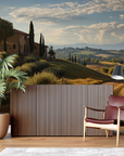 Wallpaper Landscape - Road between the Vineyards of Tuscany