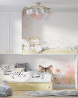 Kids' Wallpaper - Trio of Cute Cats on a Pink Background