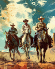 Retro Wallpaper - Wild West Cowboys