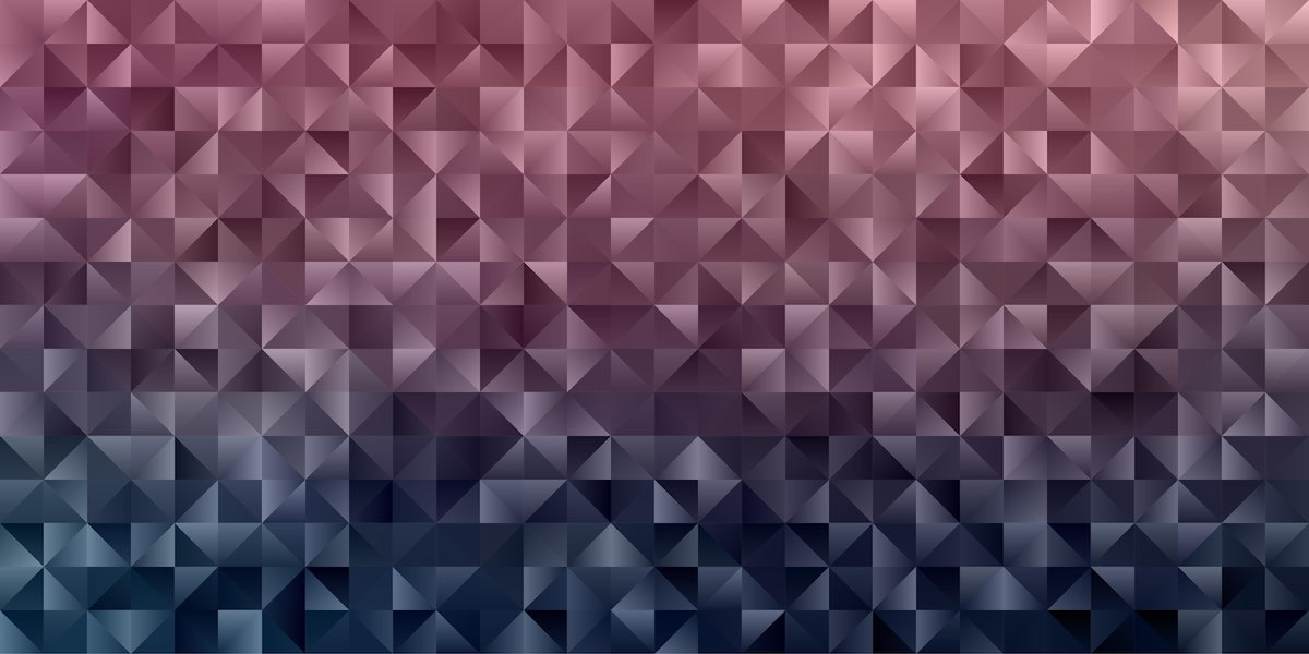 Papier peint géométrique - texture de facettes violettes et noires