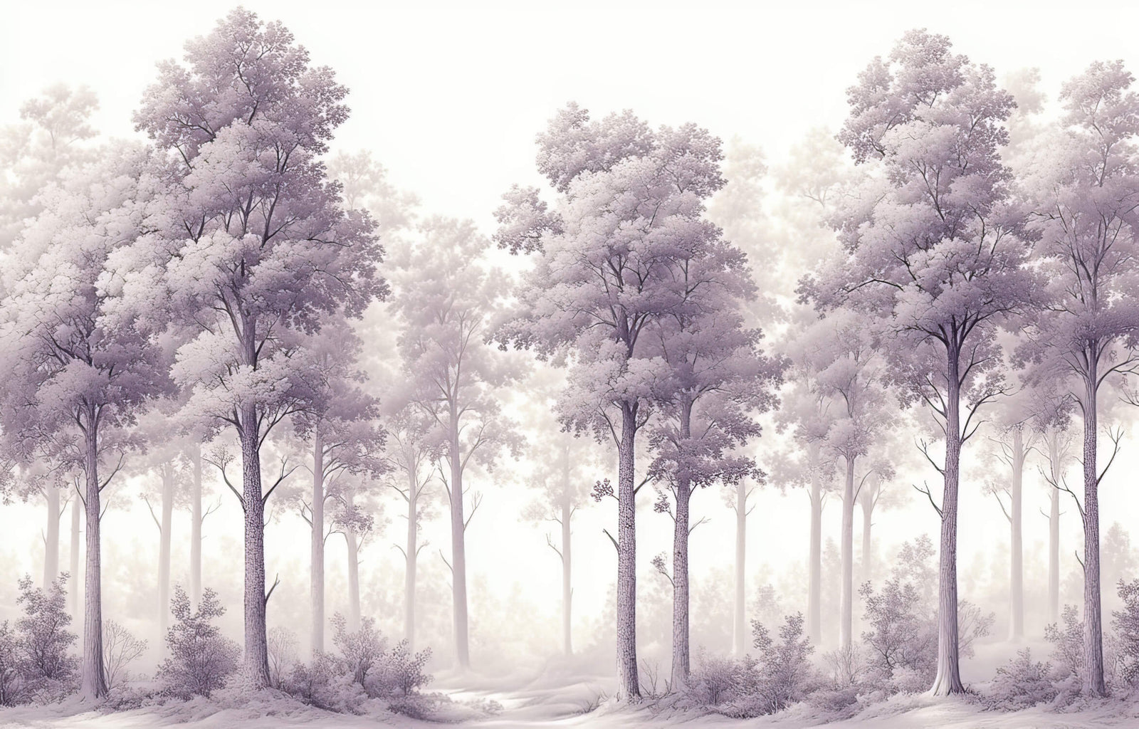 Forest Wallpaper - Morning Mist
