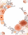 Papier Peint Floral - Feuillage Et Fleurs Délicates