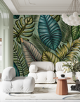 Papier Peint Tropical - Jungle Illustrée