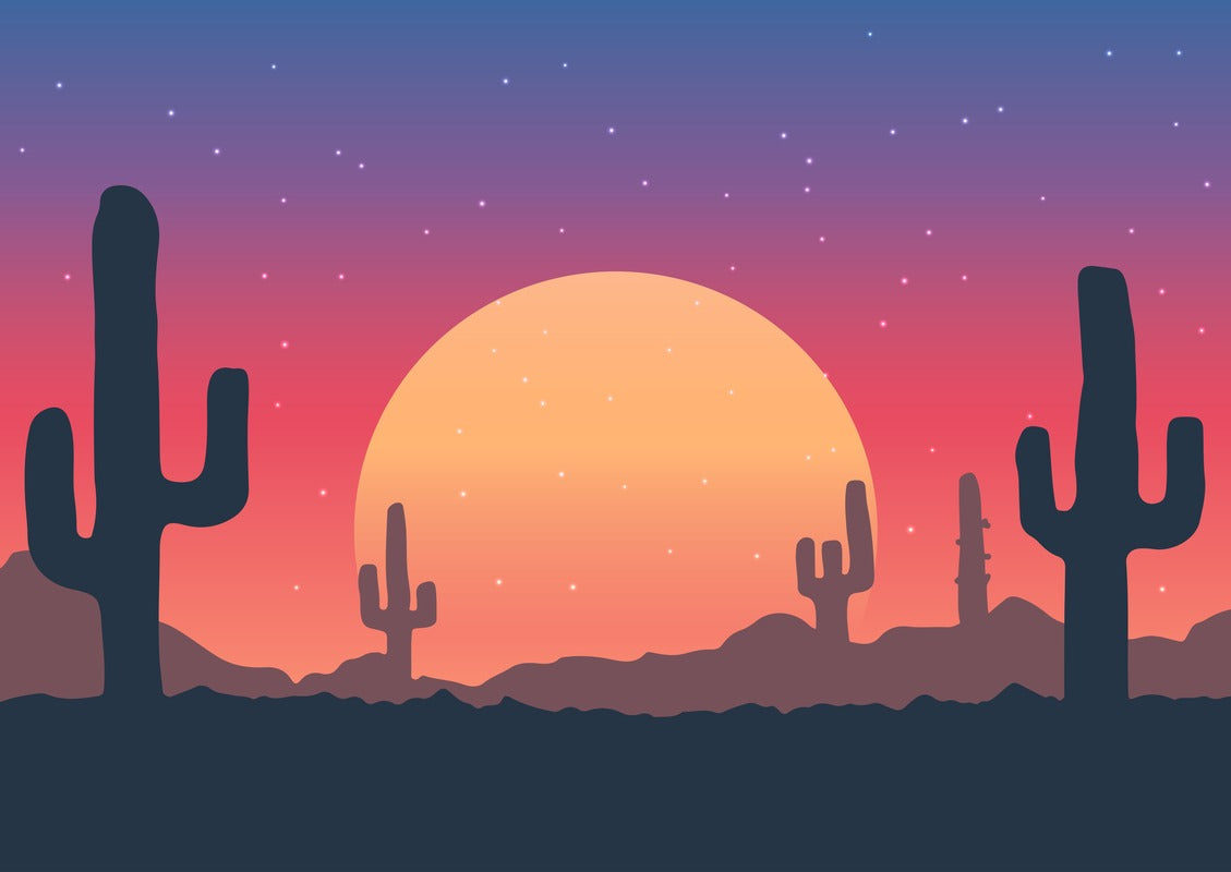 Landscape Wallpaper - Desert Sunset