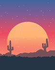 Landscape Wallpaper - Desert Sunset