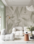 Papier Peint Feuillage  - Feuilles abstraites