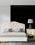Art Deco Wallpaper - Undulating Golden Lines