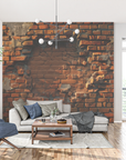 Papier Peint Art & Déco - Mur de Briques en Ruine