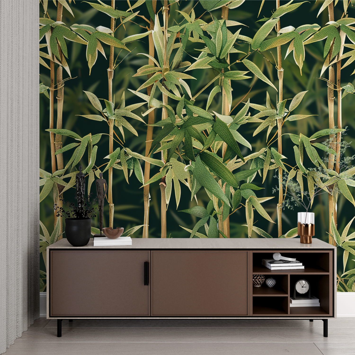 Forest Wallpaper - Golden Bamboos
