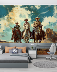 Retro Wallpaper - Wild West Cowboys