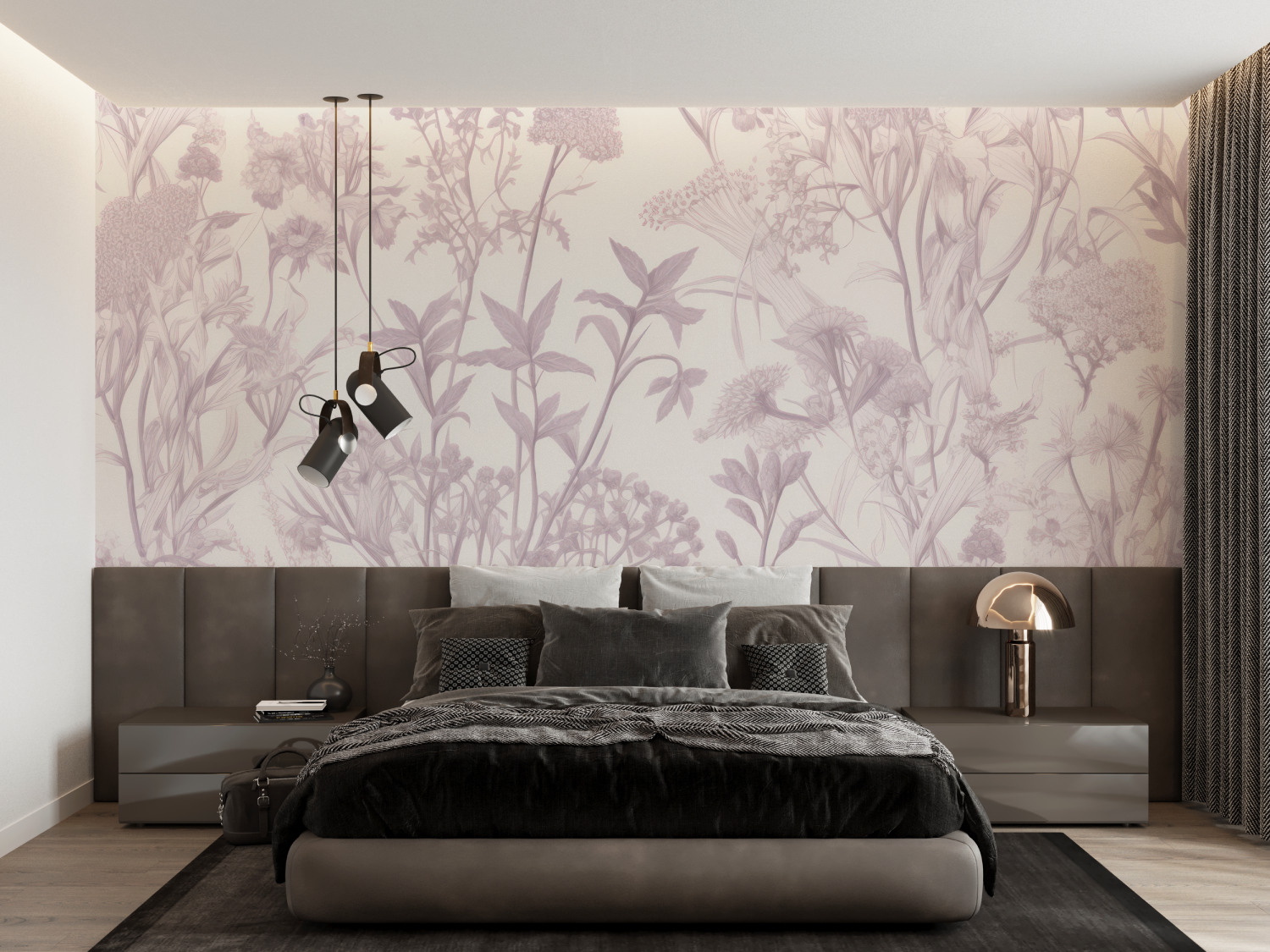 Mauve Grey Wallpaper