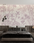 Art & Deco Wallpaper - Powdered Flower Embroidery