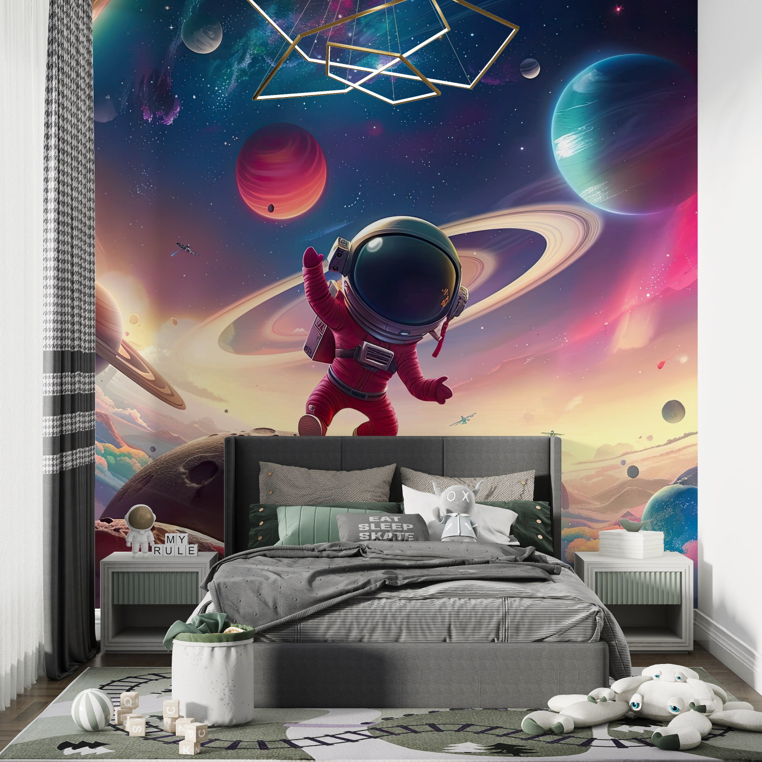 Papier Peint Espace - Aventure Galactique