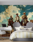 Retro Wallpaper - Wild West Cowboys