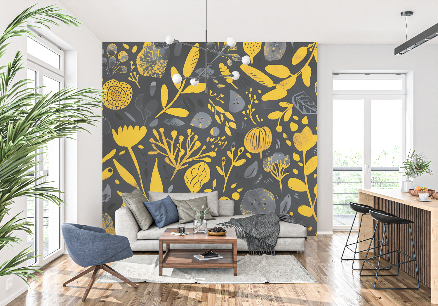 Yellow and Black Wallpaper