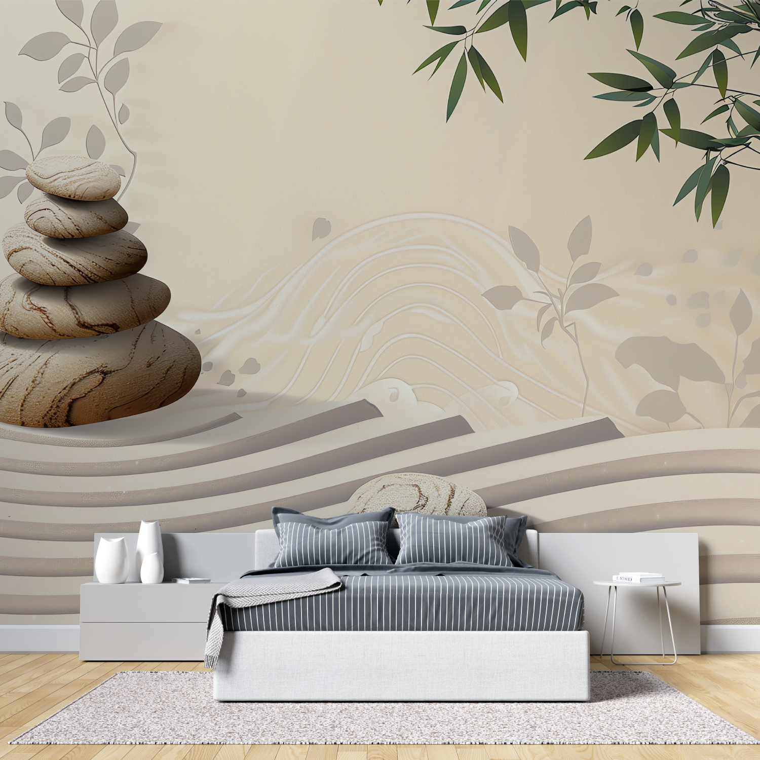 Papier Peint Art & Déco - Sérénité Zen au Lotus