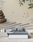 Art Deco Wallpaper - Lotus Zen Serenity