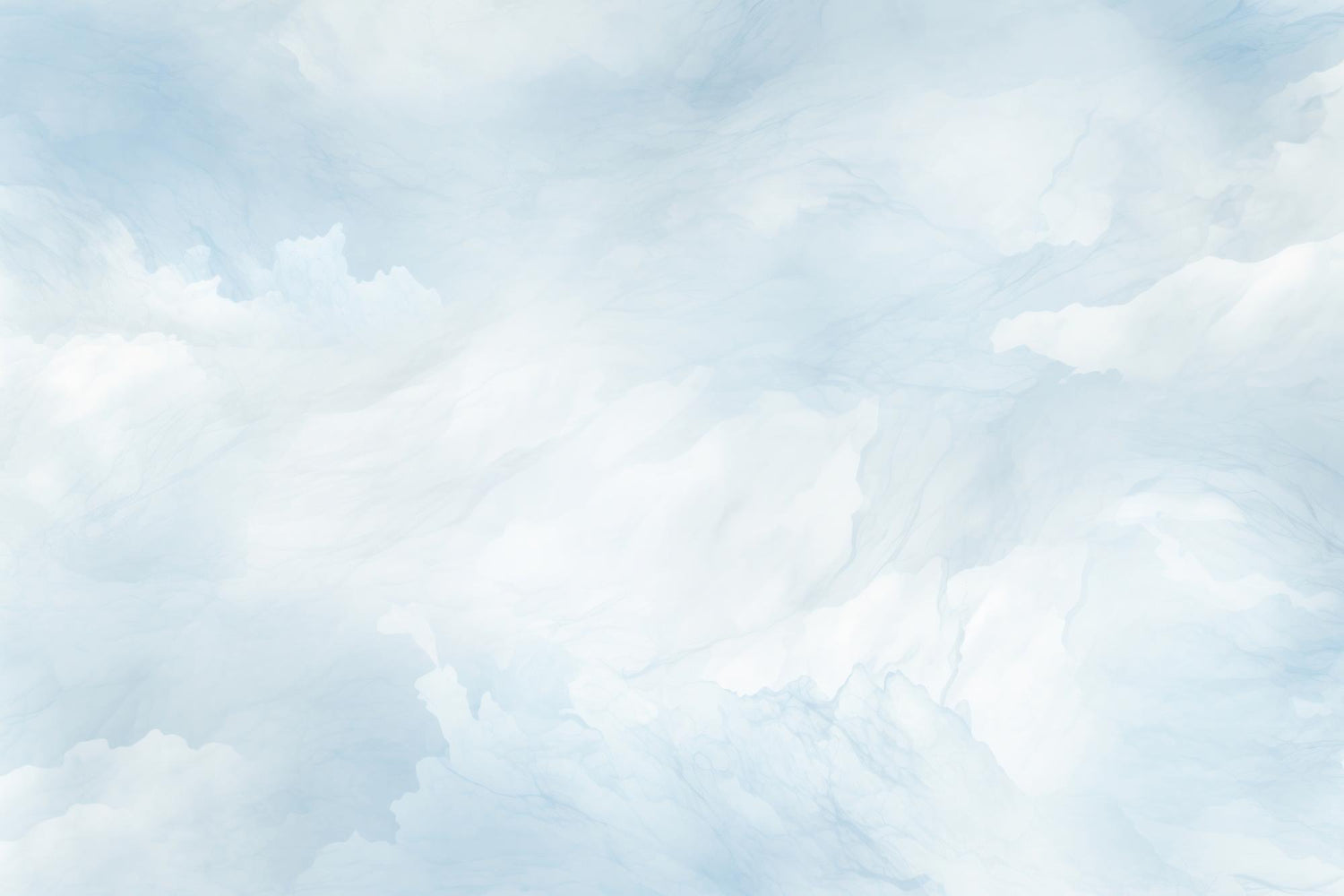 Papier Peint Paysage - Nuages Clairs