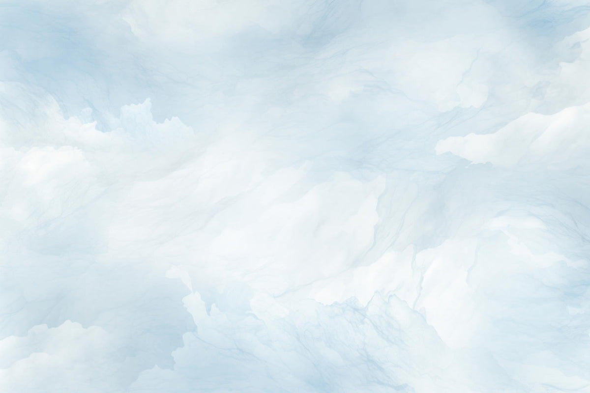 Papier Peint Paysage - Nuages Clairs