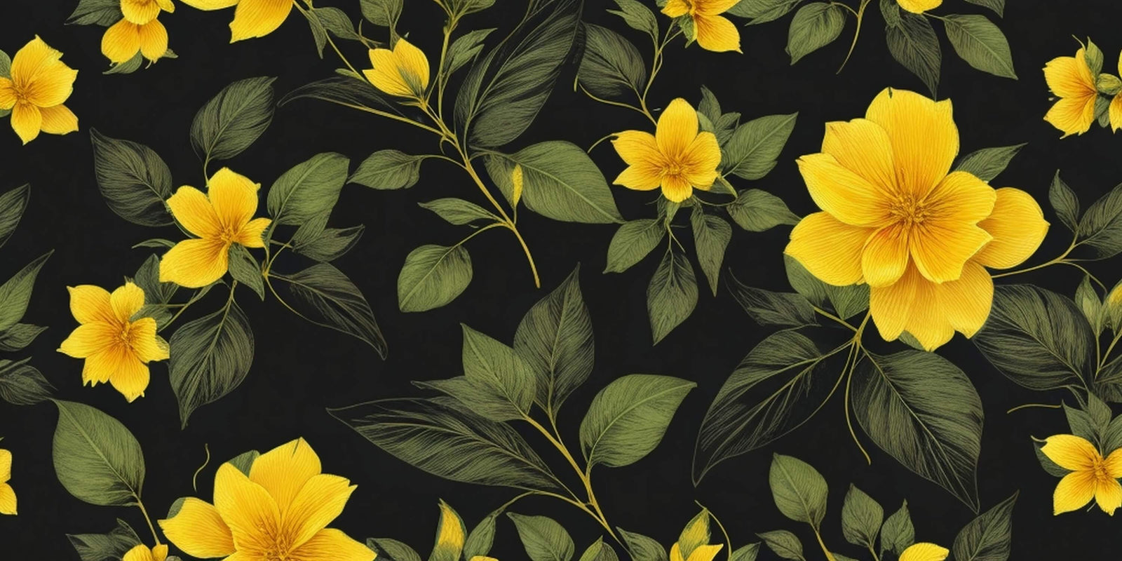 Black and Yellow Wallpaper