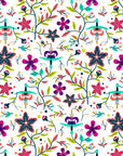 Papier Peint Enfant - Motifs Floraux Colorés