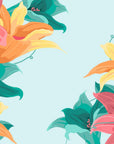 Papier Peint Illustration - Fleurs Tropicales Abondantes