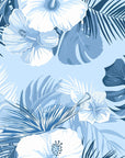 Papier Peint Art & Déco - Feuillage Et Plantes Bleues