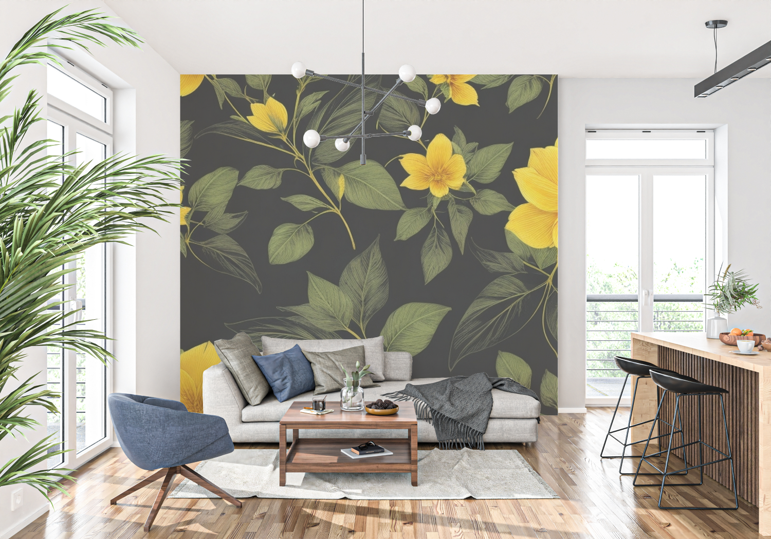 Black and Yellow Wallpaper