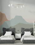 Papier Peint Montagne - Collines Pastel