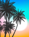 Papier Peint Moderne - Paysage Tropical