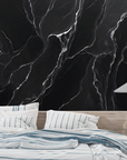 Stone Wallpaper - Sparkling Black Marble