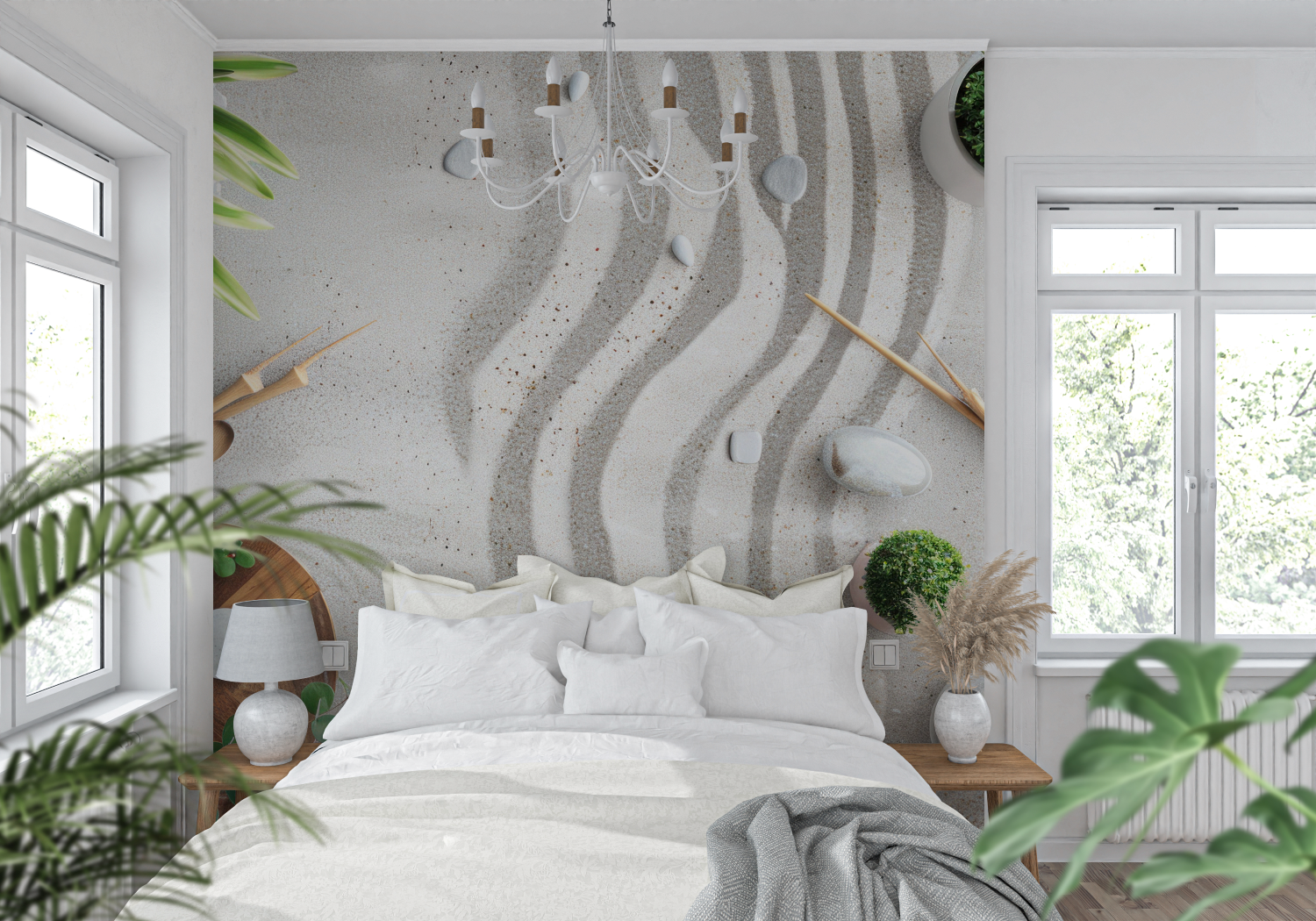 Zen Bathroom Wallpaper