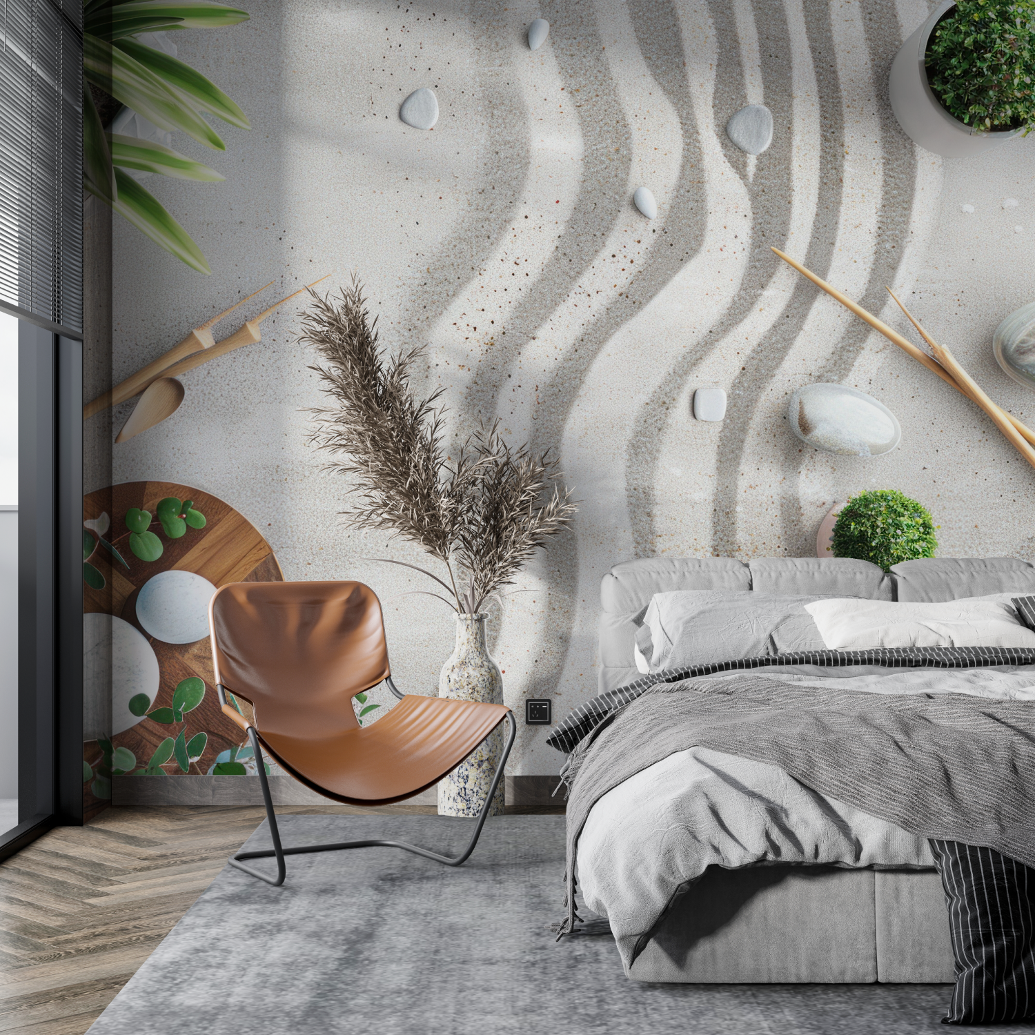Zen Bathroom Wallpaper