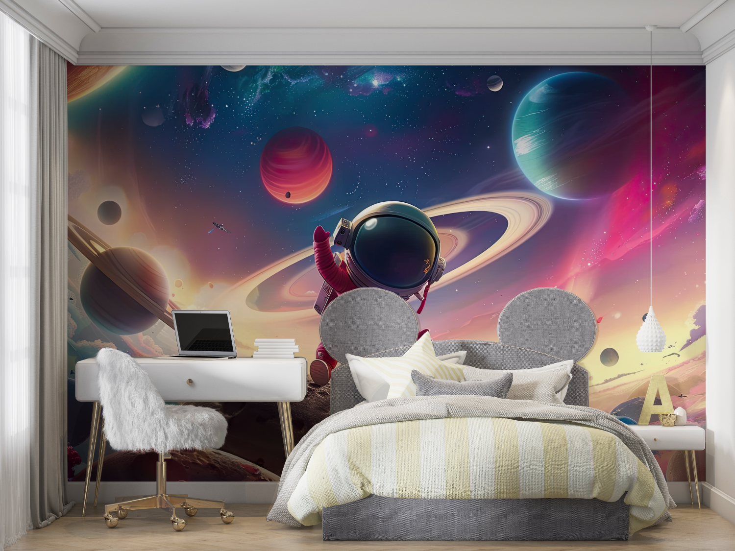 Papier Peint Espace - Aventure Galactique