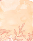Floral wallpaper – Delicate illustration on a watercolor background