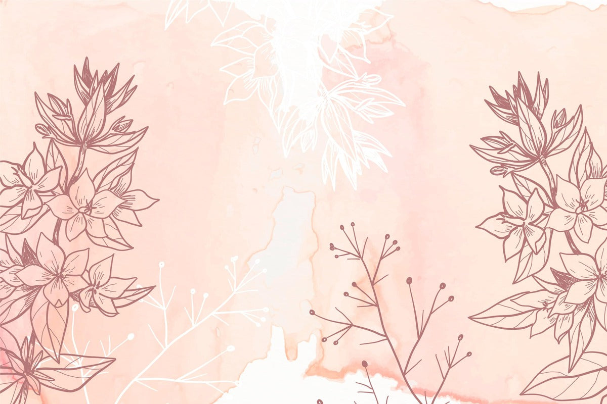 Floral Wallpaper - Pastel Shades