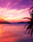 Tropical wallpaper – Exotic sunset