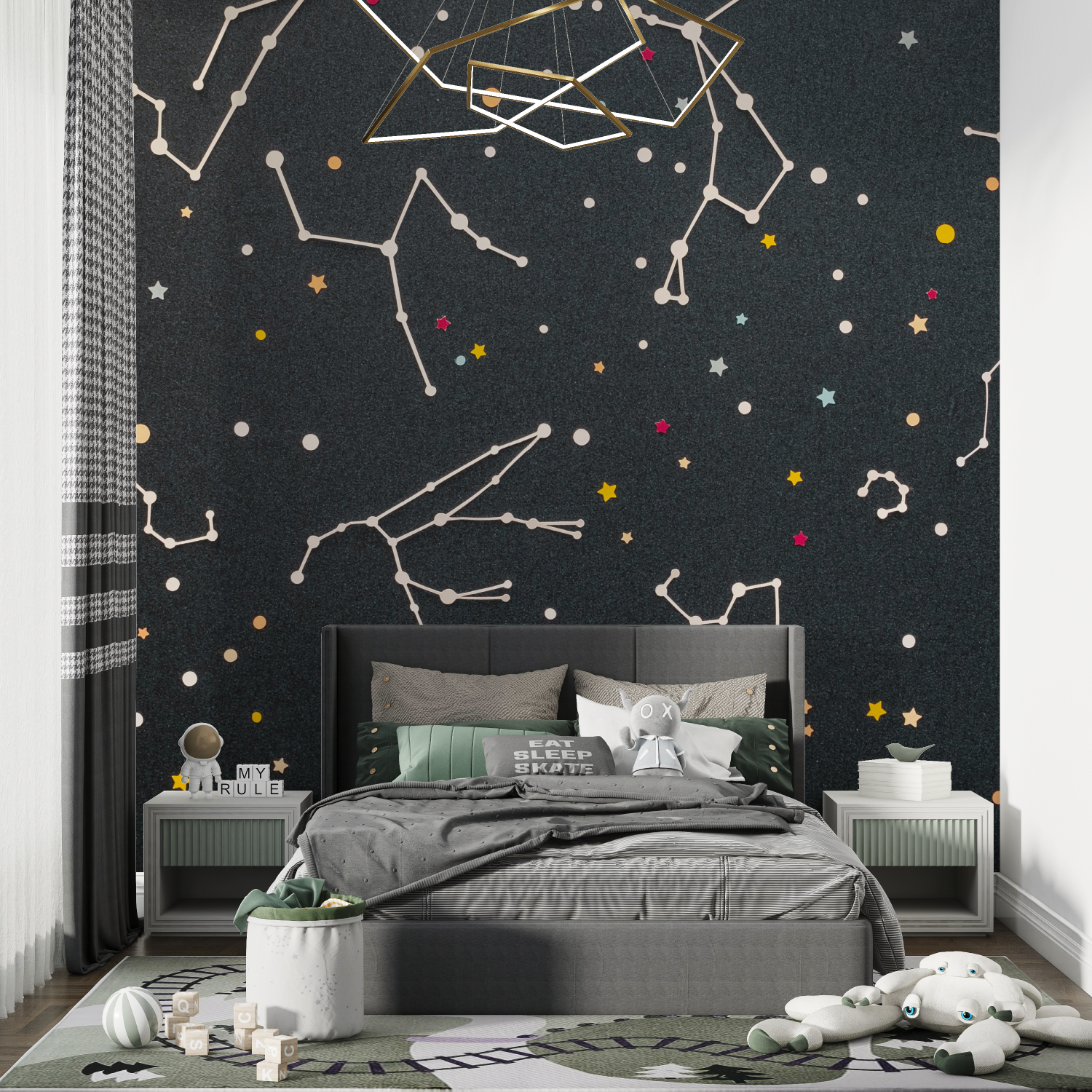 Children's Wallpaper - Ethereal Constellations