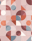 Geometric wallpaper – Modern pastel shapes