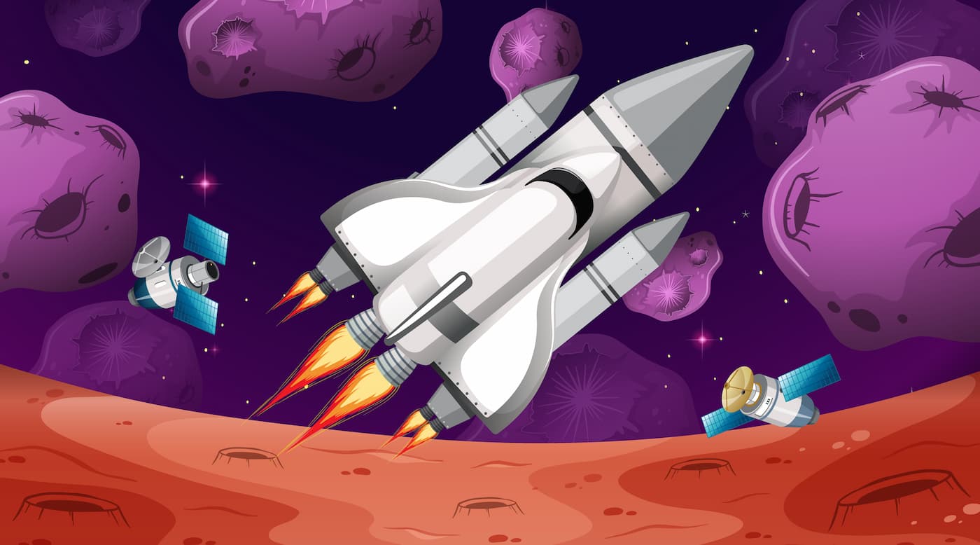 Children's Wallpaper - Space Adventure