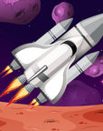 Papier Peint Enfant - Aventure Spatiale